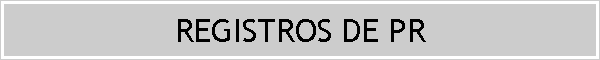 REGISTROS DE PR